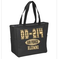 DD 214 US Air Force Alumni USAF Retired Veterans Zip Tote Bag