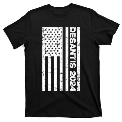 Desantis 2024 USA Flag Ron Desantis 2024 Election Desantis President 2024 T-Shirt