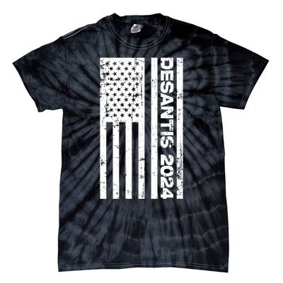 Desantis 2024 USA Flag Ron Desantis 2024 Election Desantis President 2024 Tie-Dye T-Shirt