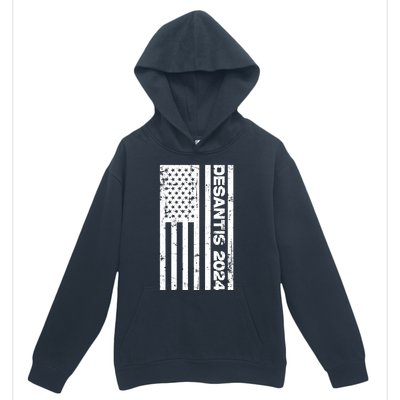 Desantis 2024 USA Flag Ron Desantis 2024 Election Desantis President 2024 Urban Pullover Hoodie