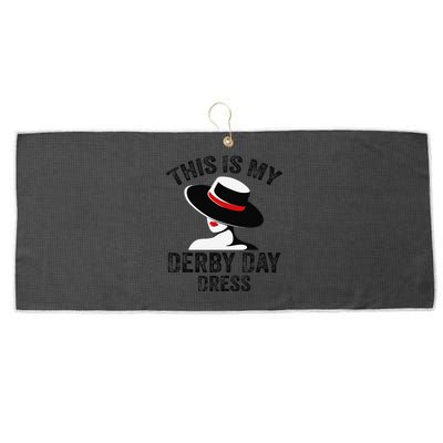 Derby 2024 Women This Is My Derby Dress Large Microfiber Waffle Golf Towel