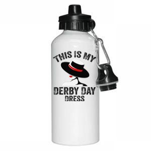 Derby 2024 Women This Is My Derby Dress Aluminum Water Bottle 