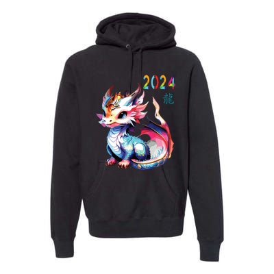 Dragon 2024 Year Of The Dragon Happy Lunar New Year 2024 Premium Hoodie