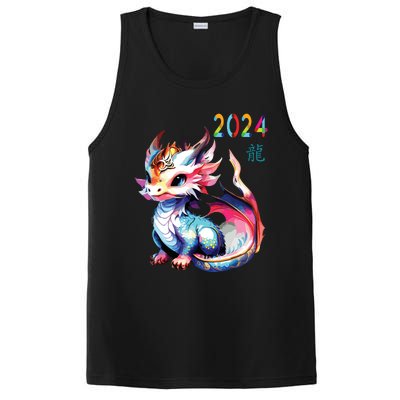 Dragon 2024 Year Of The Dragon Happy Lunar New Year 2024 PosiCharge Competitor Tank