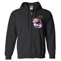 Dragon 2024 Year Of The Dragon Happy Lunar New Year 2024 Full Zip Hoodie