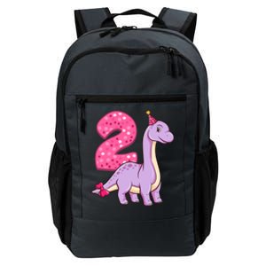 Dinosaur 2 Year Old 2nd Birthday Party Girl Daily Commute Backpack