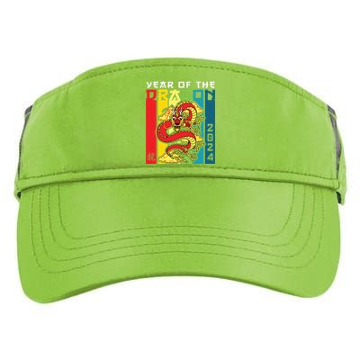 Dragon 2024 Year Of The Dragon Happy Lunar New Year 2024 Adult Drive Performance Visor