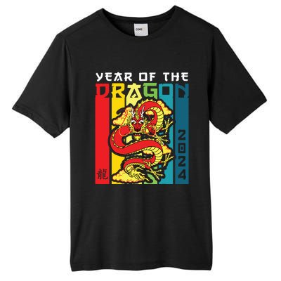 Dragon 2024 Year Of The Dragon Happy Lunar New Year 2024 Tall Fusion ChromaSoft Performance T-Shirt