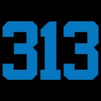 Detroit 313 Area Code GRIT Sports Fan Detroiter Fan Backpack