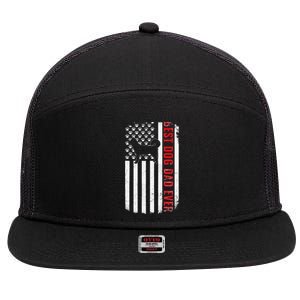 Dogs 365 Alaskan Malamute Best Dog Dad Ever American Flag 7 Panel Mesh Trucker Snapback Hat