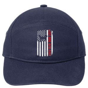 Dogs 365 Alaskan Malamute Best Dog Dad Ever American Flag 7-Panel Snapback Hat