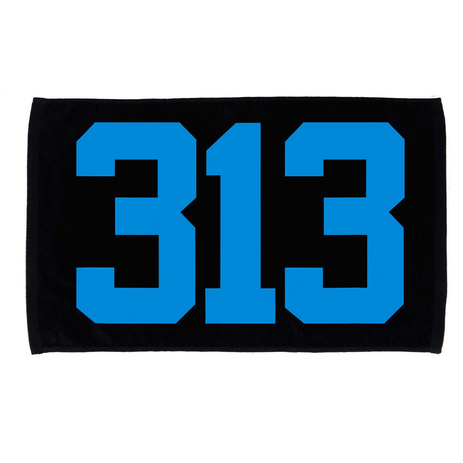 Detroit 313 Area Code GRIT Sports Fan Detroiter Fan Microfiber Hand Towel