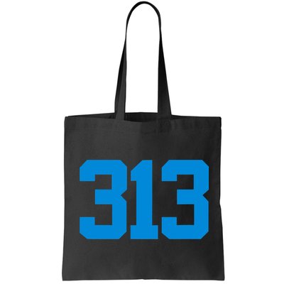 Detroit 313 Area Code GRIT Sports Fan Detroiter Fan Bag