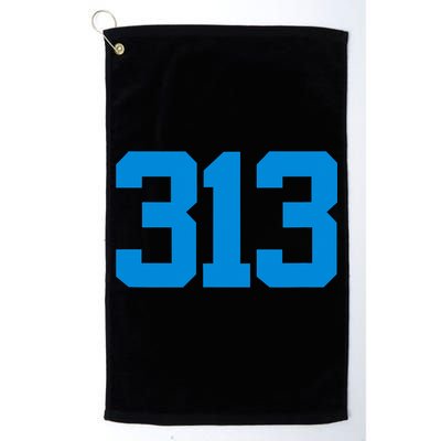 Detroit 313 Area Code GRIT Sports Fan Detroiter Fan Golf Towel