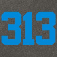 Detroit 313 Area Code GRIT Sports Fan Detroiter Fan Cotton Canvas Backpack