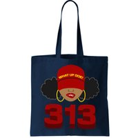 Detroit 313 Area Code What Up Doe Black Woman Bag