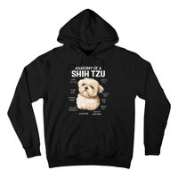 Dogs 365 Anatomy of a Shih Tzu Dog Funny Gift Hoodie