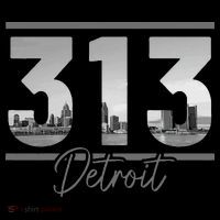 Detroit 313 Area Code Skyline Michigan Backpack