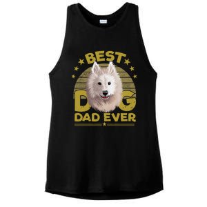 Dogs 365 Best Samoyed Dog Dad Ever Gift Gift Ladies PosiCharge Tri-Blend Wicking Tank