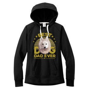 Dogs 365 Best Samoyed Dog Dad Ever Gift Gift Women's Fleece Hoodie