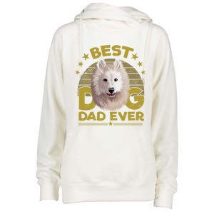 Dogs 365 Best Samoyed Dog Dad Ever Gift Gift Womens Funnel Neck Pullover Hood