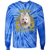 Dogs 365 Best Samoyed Dog Dad Ever Gift Gift Tie-Dye Long Sleeve Shirt