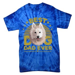 Dogs 365 Best Samoyed Dog Dad Ever Gift Gift Tie-Dye T-Shirt