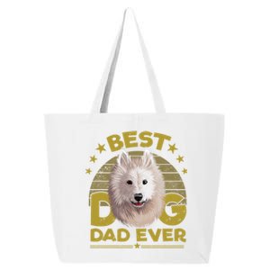 Dogs 365 Best Samoyed Dog Dad Ever Gift Gift 25L Jumbo Tote