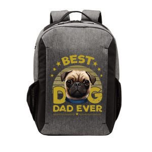 Dogs 365 Best Pug Dog Dad Ever Gift Vector Backpack