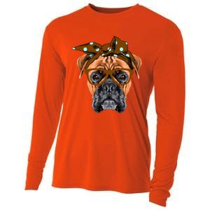 Dogs 365 Best Boxer Mom Cute Dog Mom Ever Dog Lover Gift Cooling Performance Long Sleeve Crew