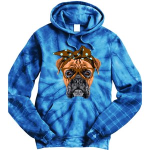 Dogs 365 Best Boxer Mom Cute Dog Mom Ever Dog Lover Gift Tie Dye Hoodie