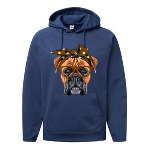 Dogs 365 Best Boxer Mom Cute Dog Mom Ever Dog Lover Gift Performance Fleece Hoodie