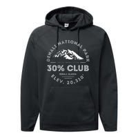 Denali 30 Club Alaska National Park Souvenir Performance Fleece Hoodie