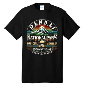 Denali 30 Club Alaska National Park Souvenir Tall T-Shirt