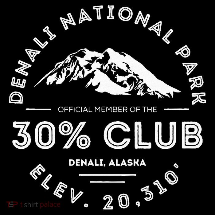 Denali 30 Club Alaska National Park Souvenir Flatbill Hat