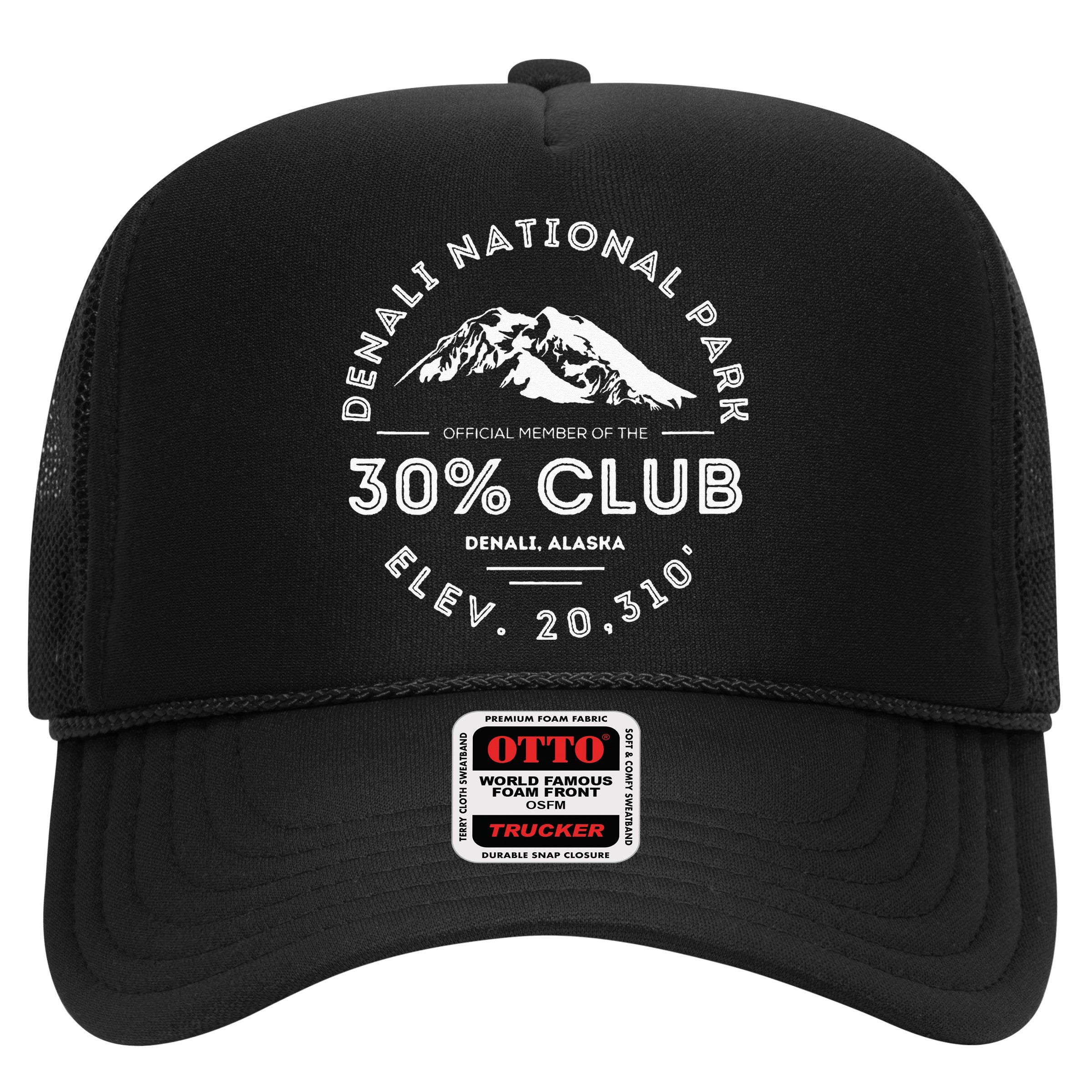 Denali 30 Club Alaska National Park Souvenir Hat