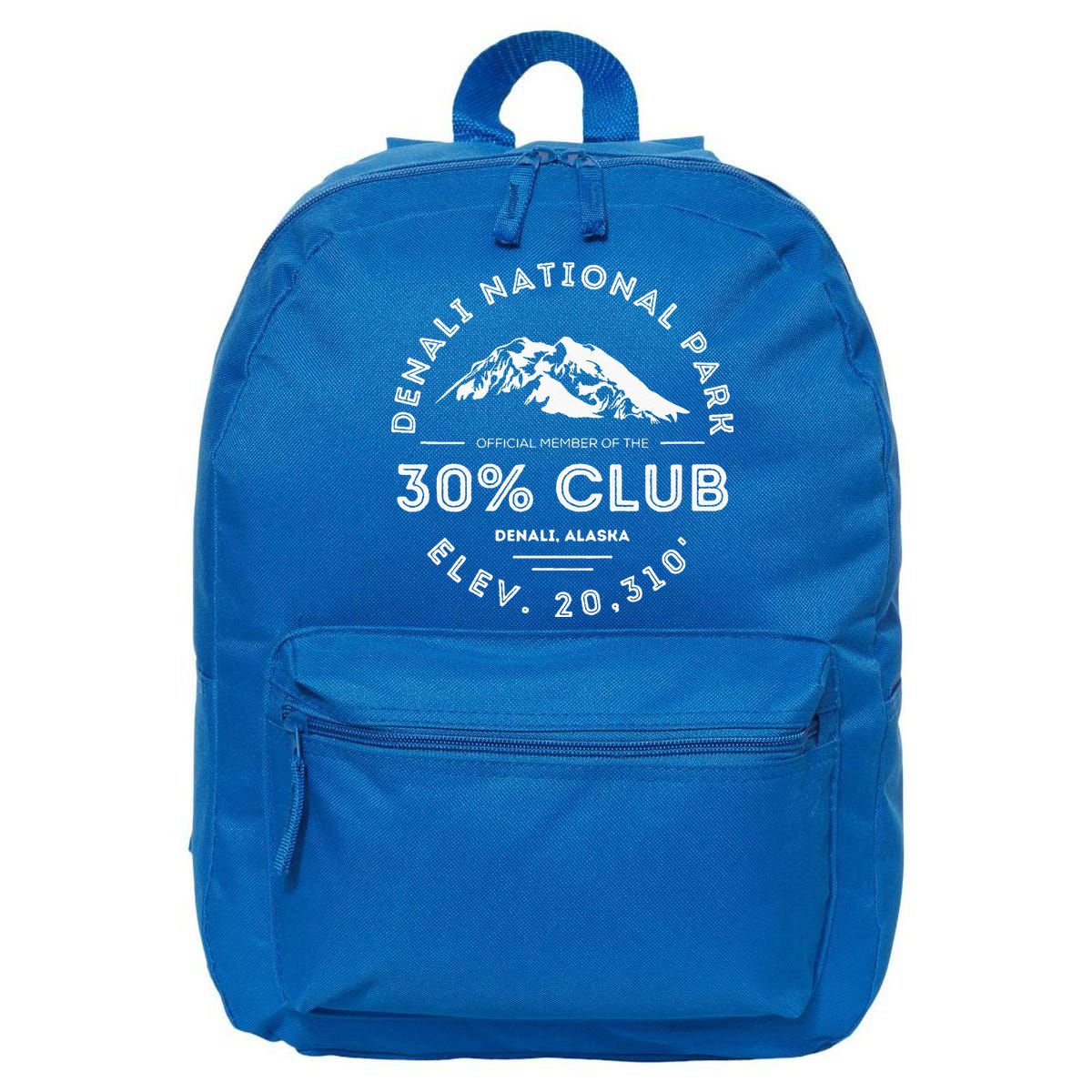 Denali 30 Club Alaska National Park Souvenir 16 in Basic Backpack