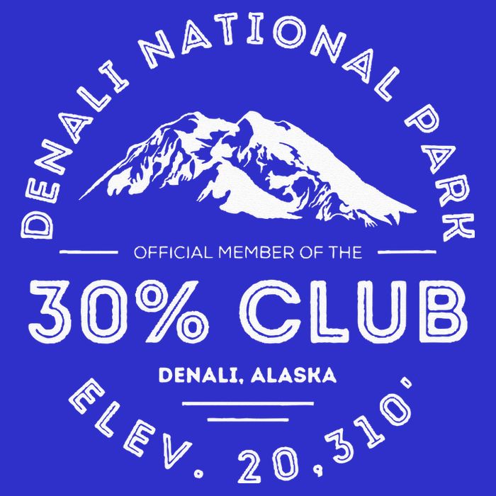 Denali 30 Club Alaska National Park Souvenir 16 in Basic Backpack
