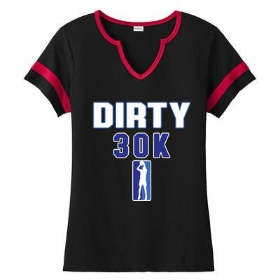 Dirk 30k Dirty 30 Basketball 30000 Points Ladies Halftime Notch Neck Tee