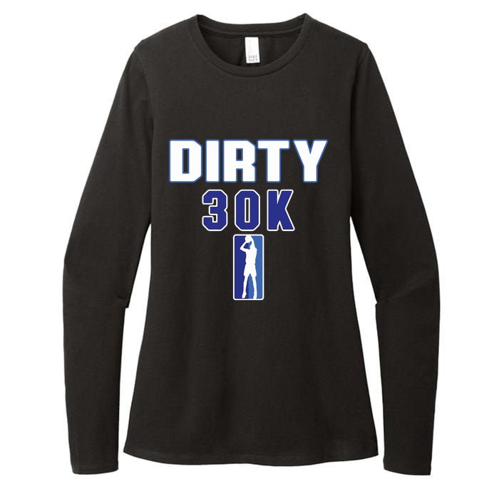 Dirk 30k Dirty 30 Basketball 30000 Points Womens CVC Long Sleeve Shirt