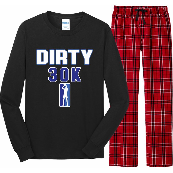 Dirk 30k Dirty 30 Basketball 30000 Points Long Sleeve Pajama Set