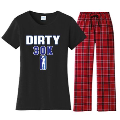 Dirk 30k Dirty 30 Basketball 30000 Points Women's Flannel Pajama Set