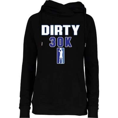 Dirk 30k Dirty 30 Basketball 30000 Points Womens Funnel Neck Pullover Hood