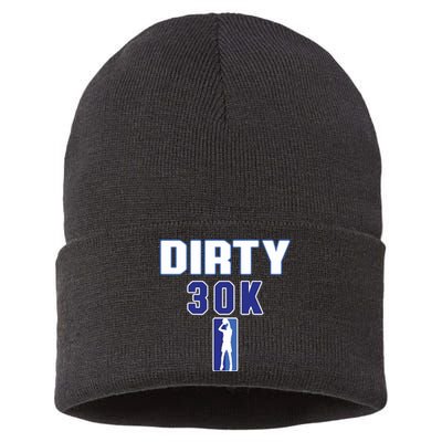 Dirk 30k Dirty 30 Basketball 30000 Points Sustainable Knit Beanie