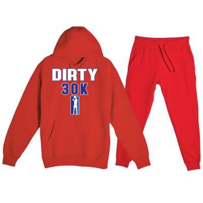 Dirk 30k Dirty 30 Basketball 30000 Points Premium Hooded Sweatsuit Set