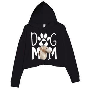 Dogs 365 Dogs 365 Borzoi Dog Mom Gift Crop Fleece Hoodie