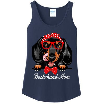 Dogs 365 Dachshund Mom Cute Dachshund Mom Dog Lover Gift Ladies Essential Tank