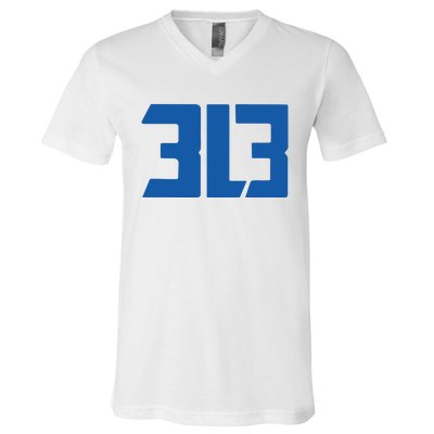 Detroit 313 V-Neck T-Shirt