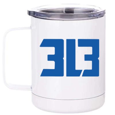 Detroit 313 12 oz Stainless Steel Tumbler Cup