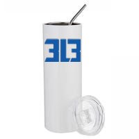 Detroit 313 Stainless Steel Tumbler